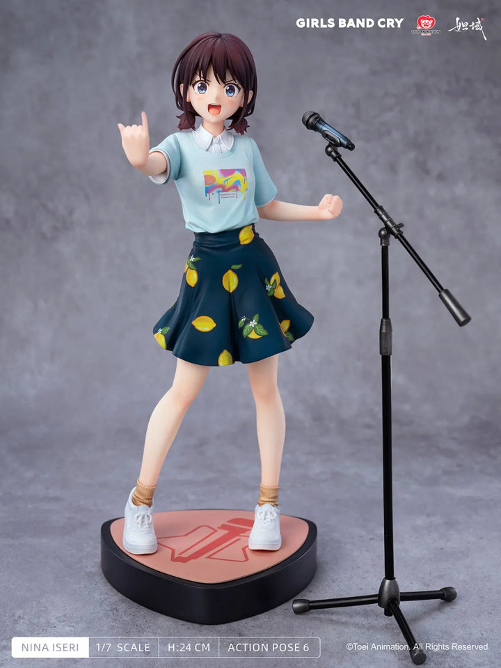 【Pre order】Toei Animation 1/7 PVC Girls Band Cry Nina Iseri (Copyright)