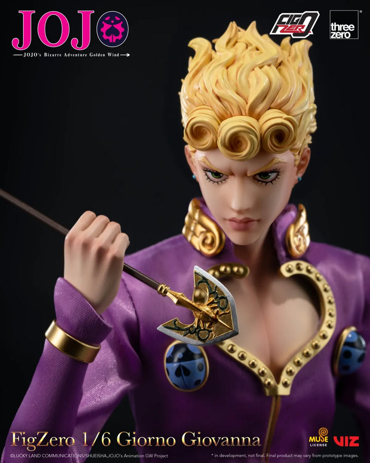 【Pre order】Threezero 1/6 JoJo's Bizarre Adventure: Golden Wind FigZero Giorno Giovanna 3Z06570M0 (Copyright)