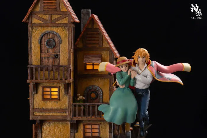 【Pre order】ShenYin Studio - Howl's Moving Castle Howl and Sophie's aerial encounter with LED