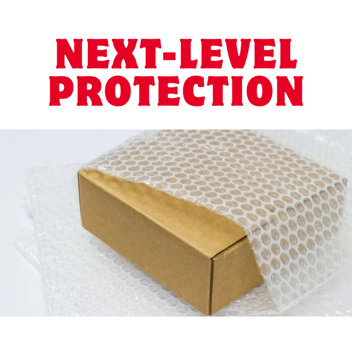 Add Premium Protection: Heavy-Duty Box & Triple-Layer Bubble Wrap