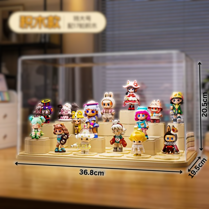 Blind Box Acrylic Display Stand - Dustproof Storage Case for Action Figures, Dolls, & Collectibles