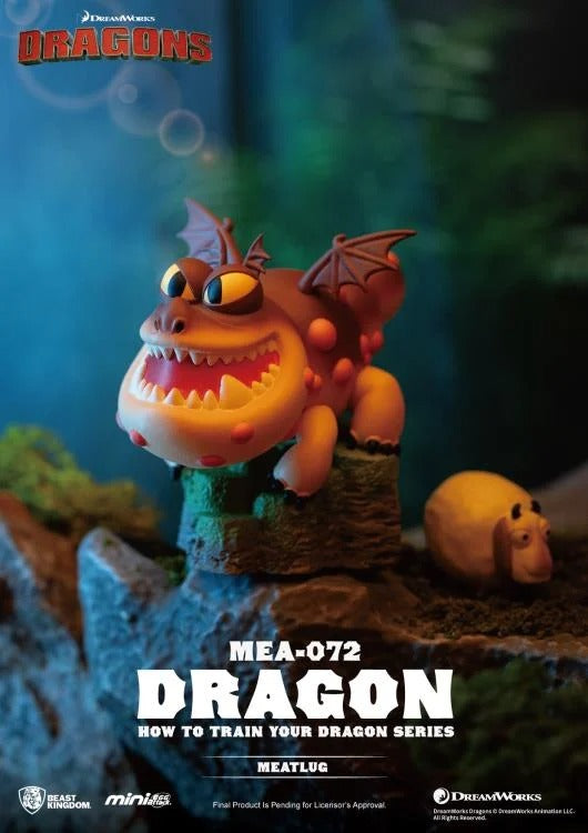 Original Beast Kingdom MEA-072 How to Train Your Dragon Series Blind Box 驯龙高手系列盲盒无牙仔夜煞Q版手办潮玩小摆件礼物