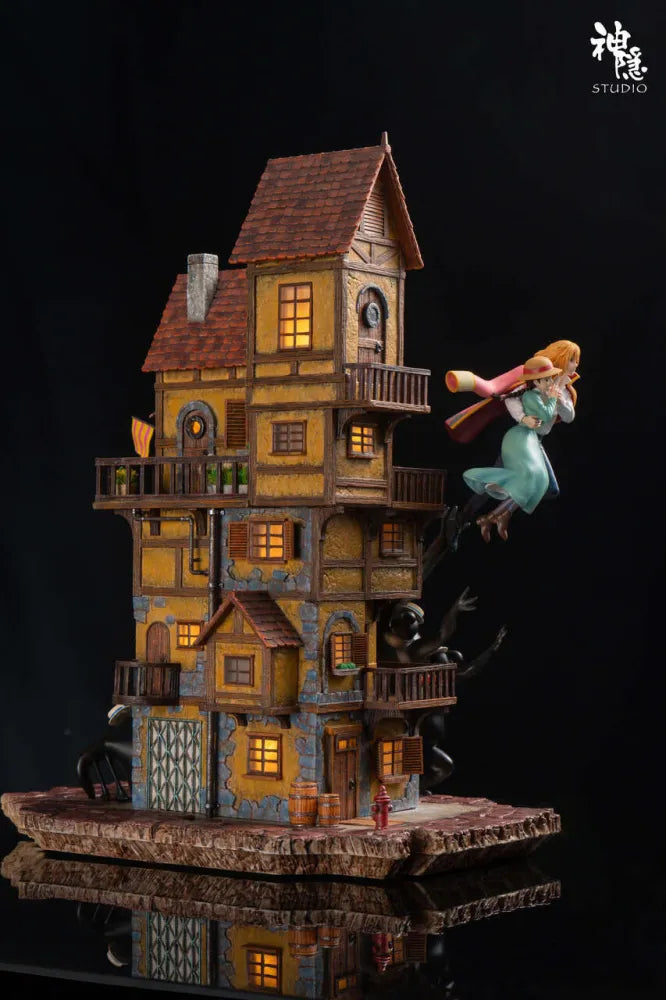 【Pre order】ShenYin Studio - Howl's Moving Castle Howl and Sophie's aerial encounter with LED