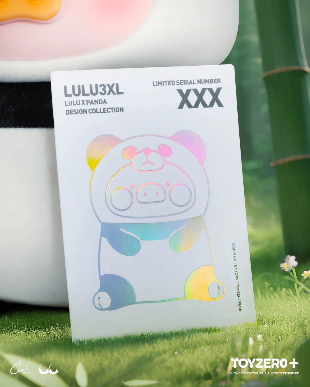 Original TOYZERO+ LuLu the Piggy - 3XL PANDA LULU 罐头猪3XL熊猫