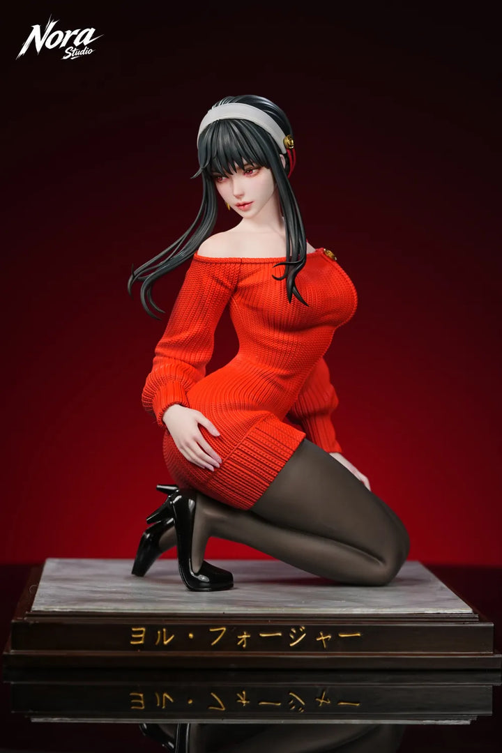 【Pre order】Nora Studio 1/4 Spy x Family Yor Forger Red Sweater Resin Figure