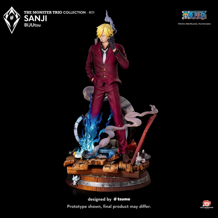 【Pre order】Tsume Studio 1/4 The Monster Trio Collection One Piece Sanji