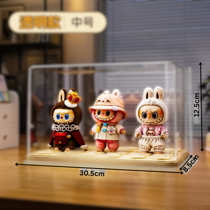 Blind Box Acrylic Display Stand - Dustproof Storage Case for Action Figures, Dolls, & Collectibles