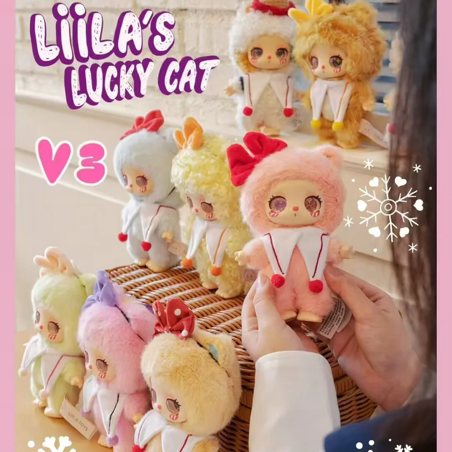 Liila's Lucky Cat V3 - Honeyland Enchantment Plush Blind Box Liila's Lucky Cat V3 - Honeyland Enchantment Plush Blind Box