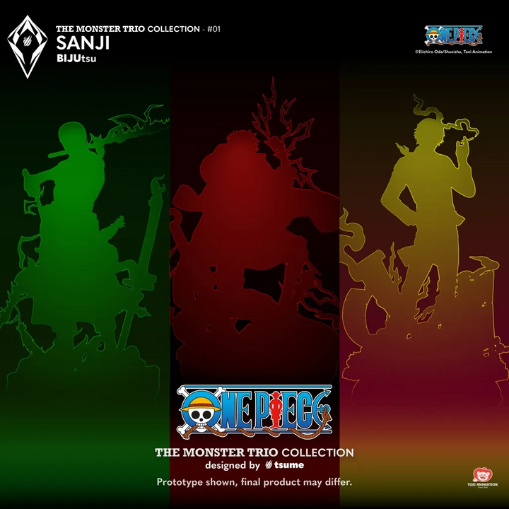 【Pre order】Tsume Studio 1/4 The Monster Trio Collection One Piece Sanji