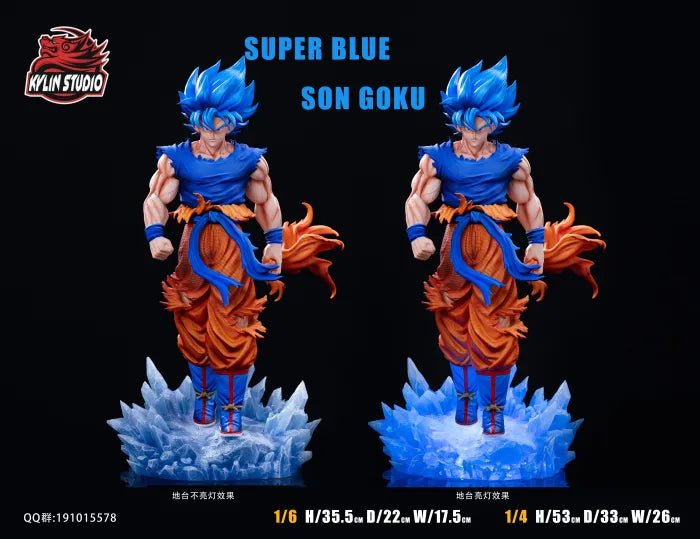 【Pre order】Kylin Stuudio 1/6 & 1/4 Dragon Ball Super Blue Son Goku