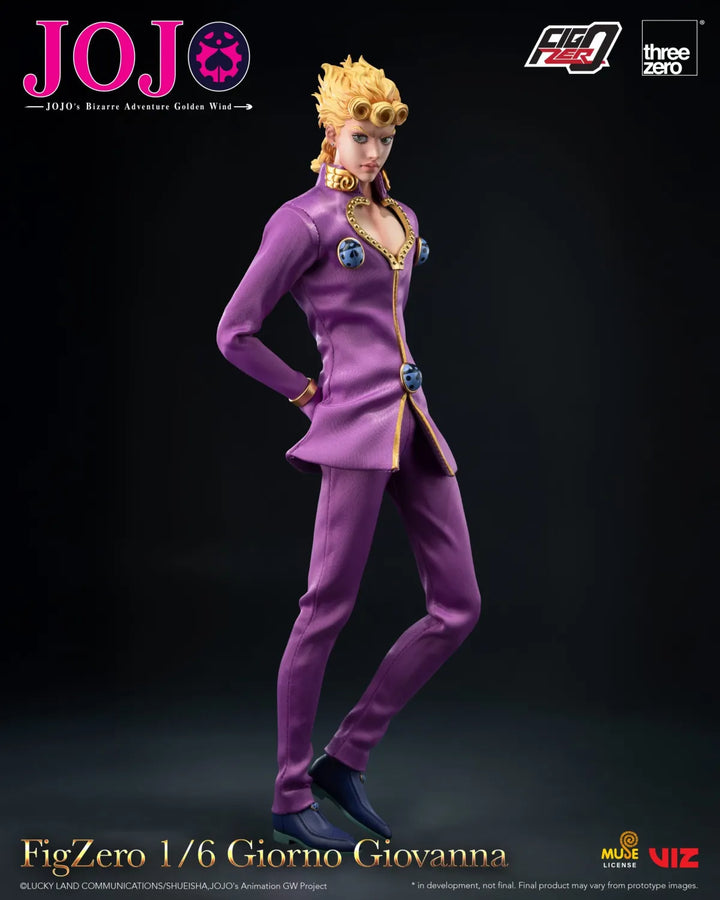 【Pre order】Threezero 1/6 JoJo's Bizarre Adventure: Golden Wind FigZero Giorno Giovanna 3Z06570M0 (Copyright)