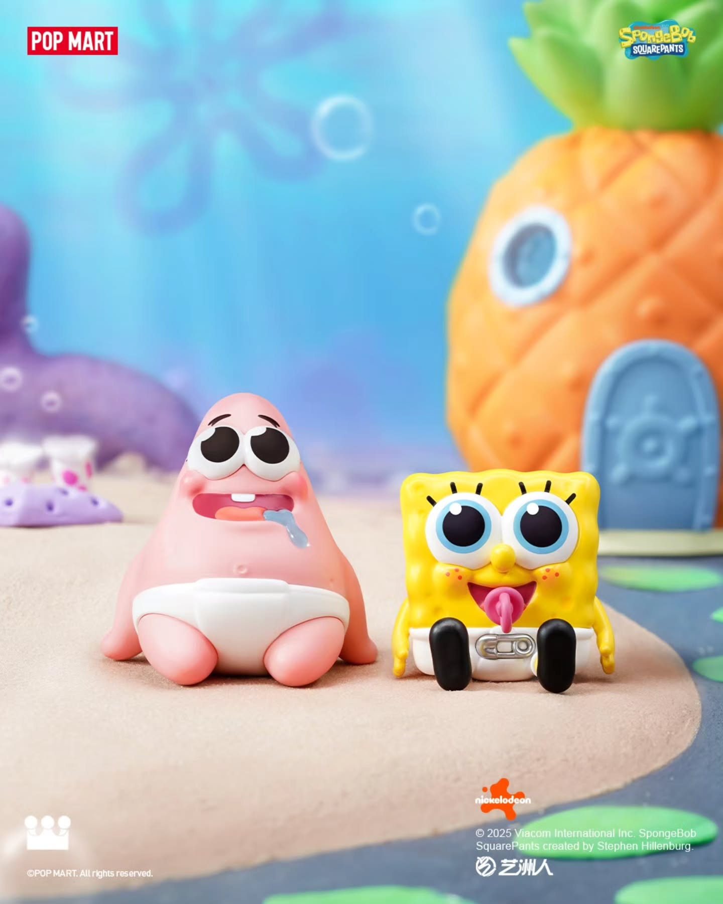 Original POPMART SpongeBob Best Friends Series Figures Blind