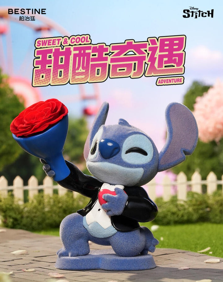 Original Bestine Stitch Sweet & Edgy Adventure Preserved Flower Blind Box 迪士尼史迪奇甜酷奇遇永生花系列盲盒