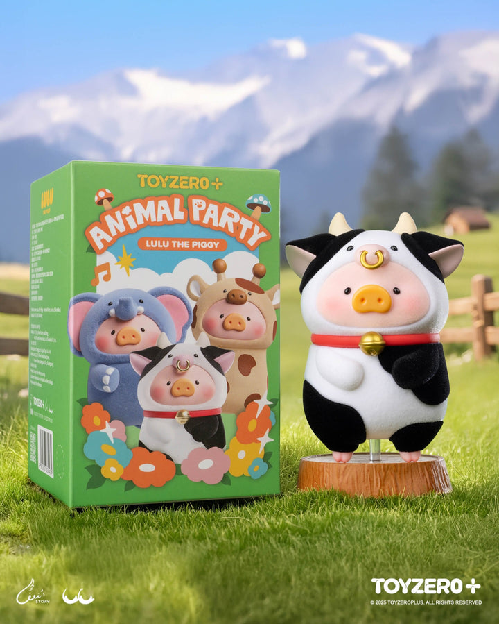Original Toyzero+ LuLu the Piggy Animal Party Series Blind Box 罐头猪LuLu猪动物派对系列盲盒手办公仔可爱桌面车载摆件女生礼物