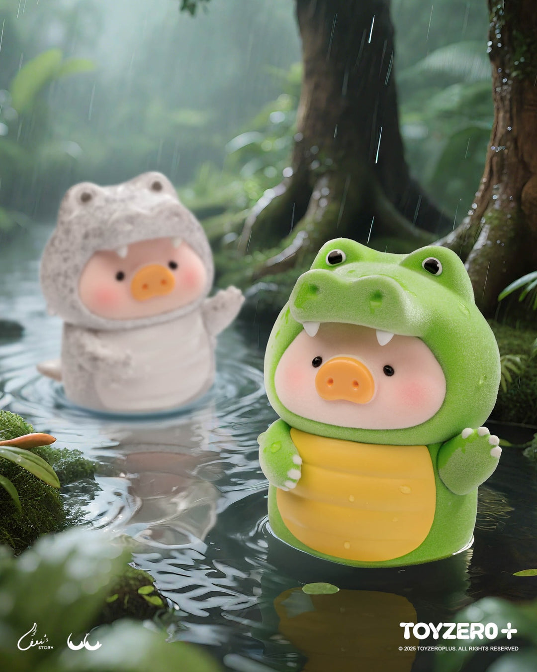 Original Toyzero+ LuLu the Piggy Animal Party Series Blind Box 罐头猪LuLu猪动物派对系列盲盒手办公仔可爱桌面车载摆件女生礼物