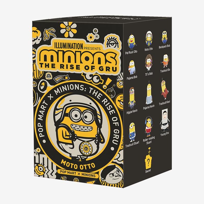 Original POPMART Minions The Rise of Gru Series Blind Box 泡泡玛特小黄人大眼萌2系列确认款盲盒