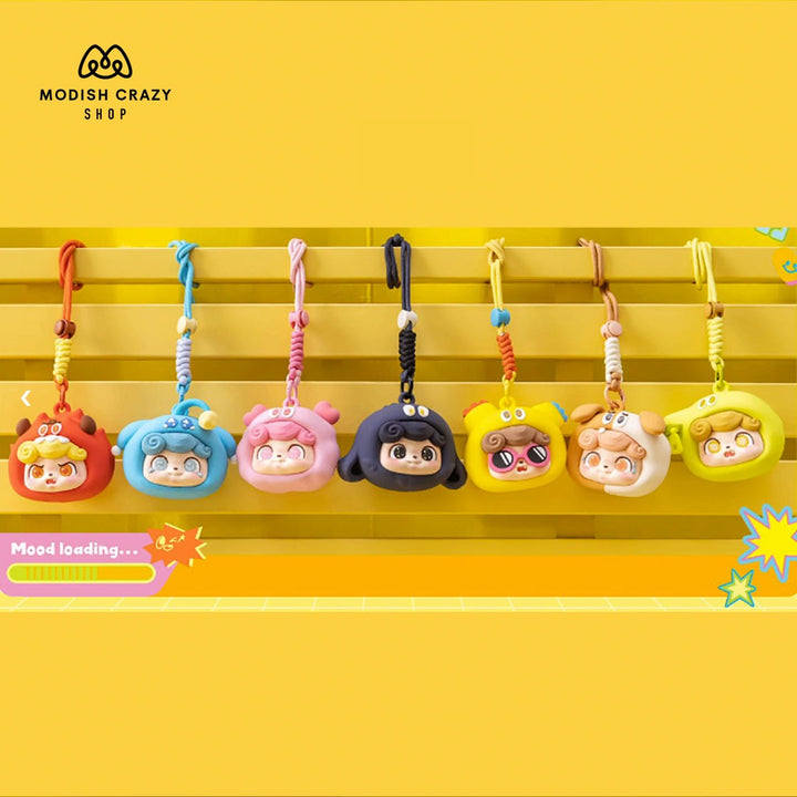 Original JOTOYS Q KID Emotional Monsters Series Earphone bag Blind Box Q宝情绪怪兽系列耳机包盲盒