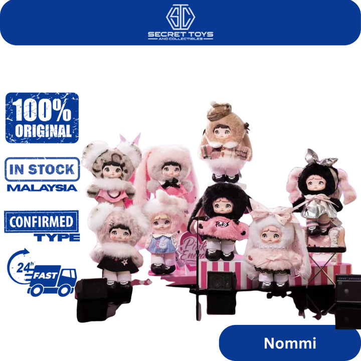 TOPTOY Nommi Pink Energy Vinyl Plush Blind Box Doll Gift for Women TOPTOY糯米儿粉色能量搪胶毛绒盲盒玩偶公仔赵露思同款周边礼物女
