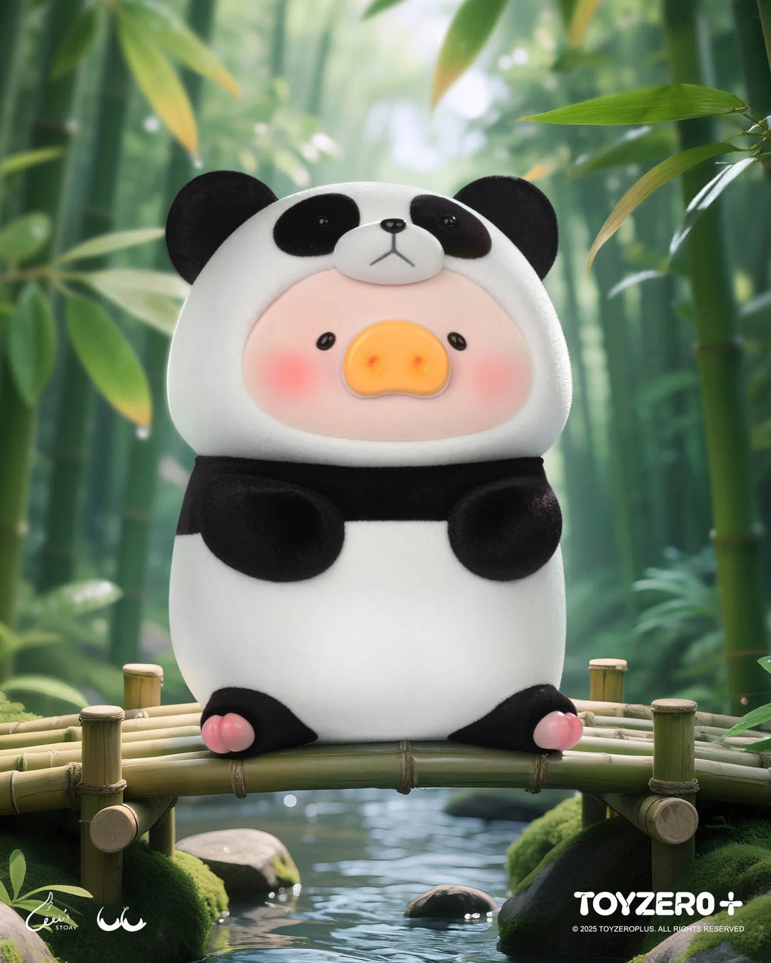 Original TOYZERO+ LuLu the Piggy - 3XL PANDA LULU 罐头猪3XL熊猫