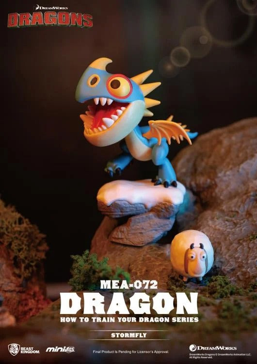 Original Beast Kingdom MEA-072 How to Train Your Dragon Series Blind Box 驯龙高手系列盲盒无牙仔夜煞Q版手办潮玩小摆件礼物