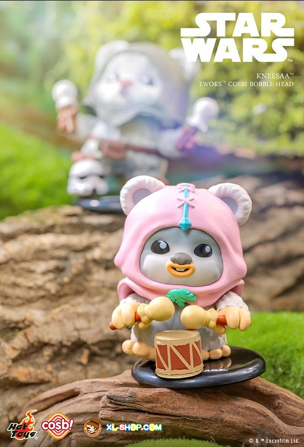 Original Hot Toys Star Wars Ewoks Bobble-Head Cosbi Collection 星球大战 伊沃克人COSBI盲盒迷你人偶
