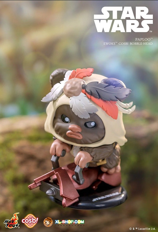 Original Hot Toys Star Wars Ewoks Bobble-Head Cosbi Collection 星球大战 伊沃克人COSBI盲盒迷你人偶