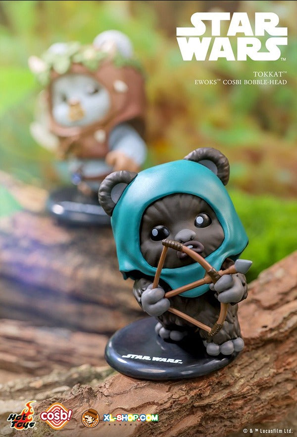 Original Hot Toys Star Wars Ewoks Bobble-Head Cosbi Collection 星球大战 伊沃克人COSBI盲盒迷你人偶