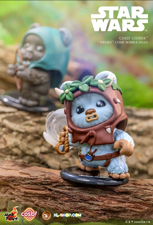 Original Hot Toys Star Wars Ewoks Bobble-Head Cosbi Collection 星球大战 伊沃克人COSBI盲盒迷你人偶