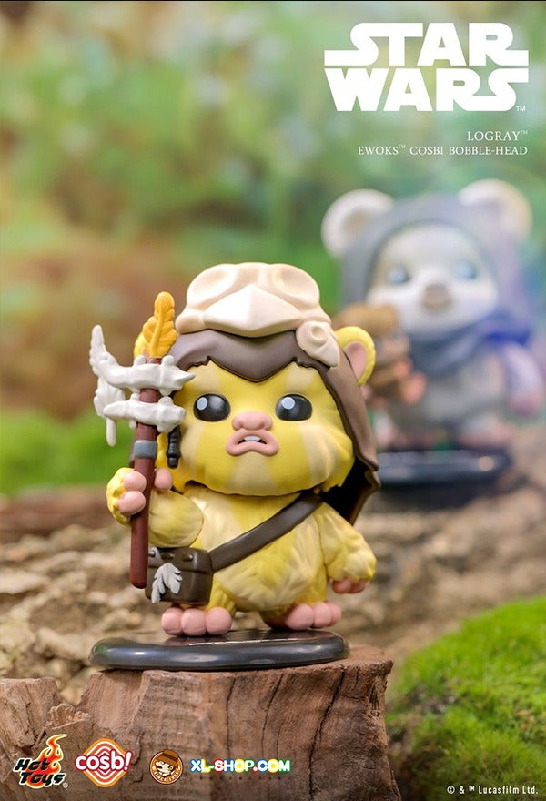 Original Hot Toys Star Wars Ewoks Bobble-Head Cosbi