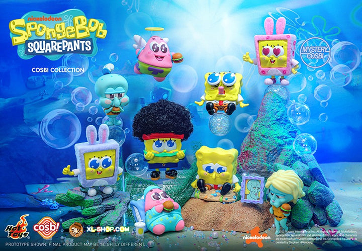 Original HOT TOYS COSBI SpongeBob Squarepants Series Blind Box 海绵宝宝Cosbi盲盒系列