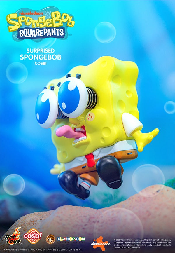 Original HOT TOYS COSBI SpongeBob Squarepants Series Blind Box 海绵宝宝Cosbi盲盒系列
