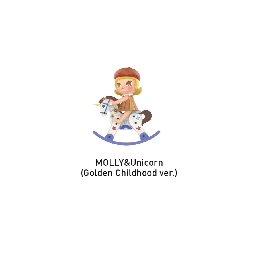 Original POPMART MOLLY Anniversary Statues Classical Retro Series Figures 泡泡玛特MOLLY周年纪念雕塑 古典复古系列人物模型