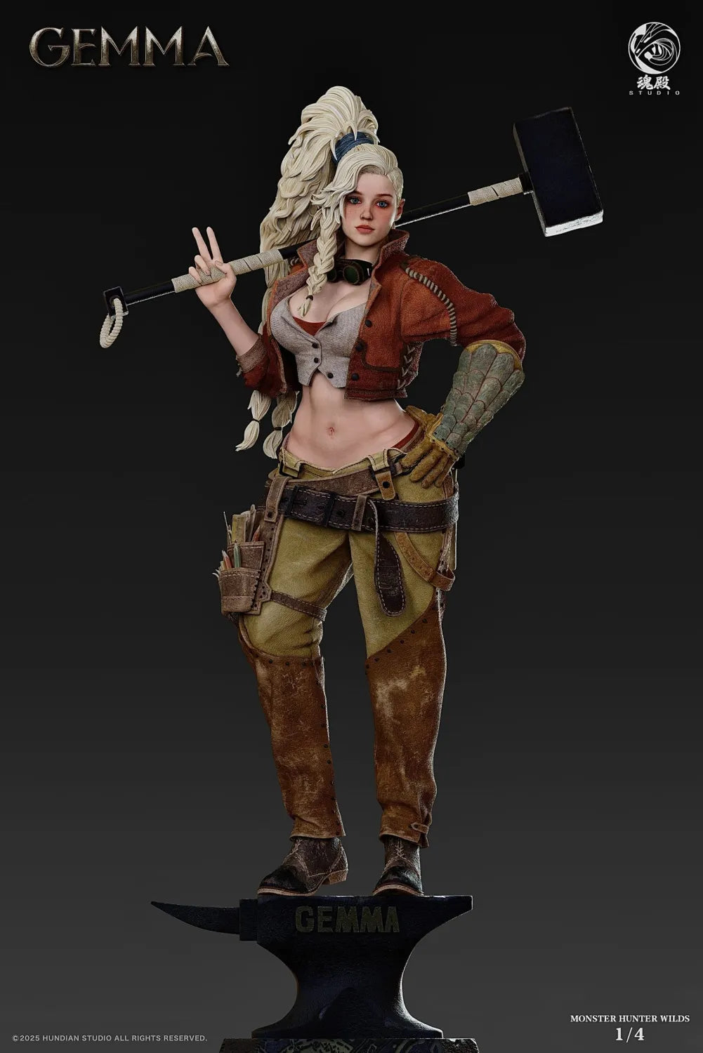 Pre Order HunDian Studio 1 4 Monster Hunter Gemma STC Toys pre-order-hundian-studio-1-4-monster-hunter-gemma-stc-toys