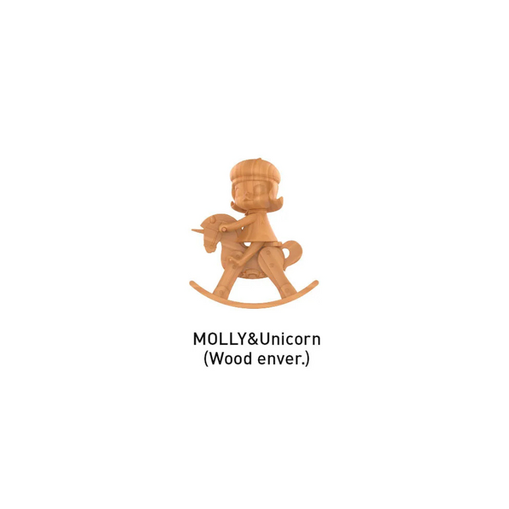 Original POPMART MOLLY Anniversary Statues Classical Retro Series Figures 泡泡玛特MOLLY周年纪念雕塑 古典复古系列人物模型