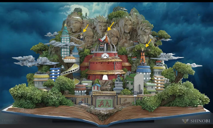 【Pre order】Wasp Studio - Naruto Hidden leaf village & Valley of the End with LED