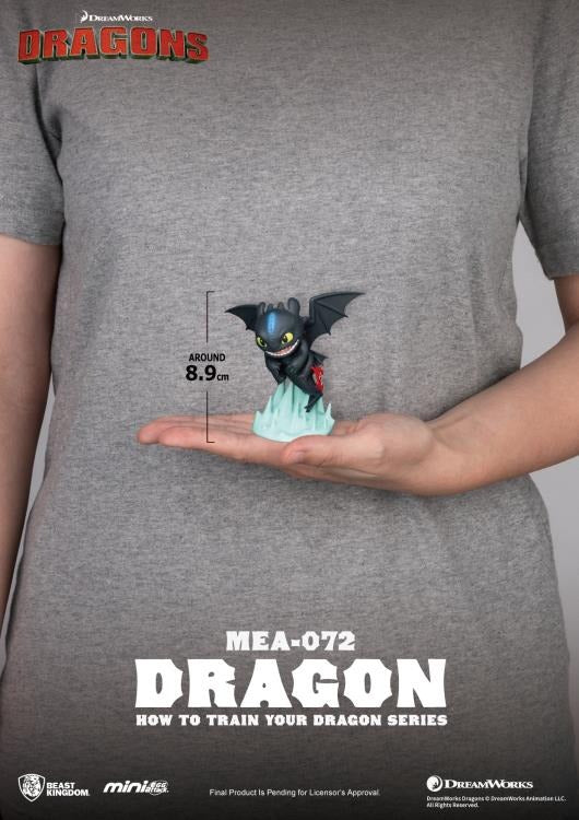 Original Beast Kingdom MEA-072 How to Train Your Dragon Series Blind Box 驯龙高手系列盲盒无牙仔夜煞Q版手办潮玩小摆件礼物