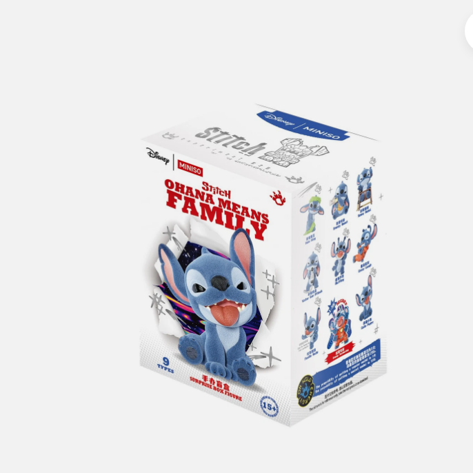 Original STITCH Ohana Means Family Blind Box Figure Decoration