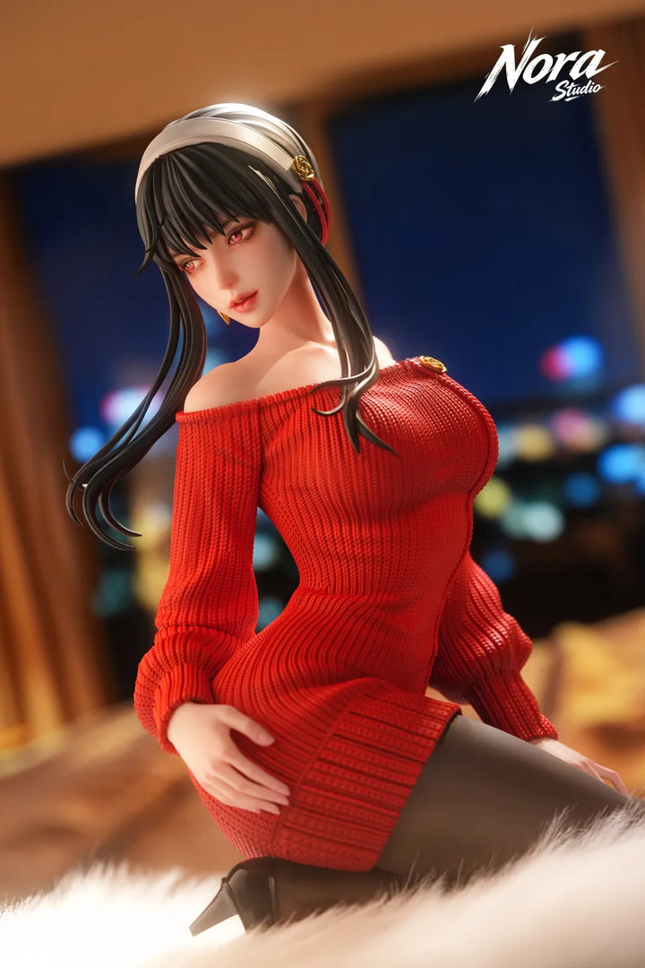 【Pre order】Nora Studio 1/4 Spy x Family Yor Forger Red Sweater Resin Figure