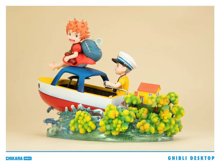 【Pre order】Chikara Studio - Ponyo on the Cliff Ponyo & Sosuke