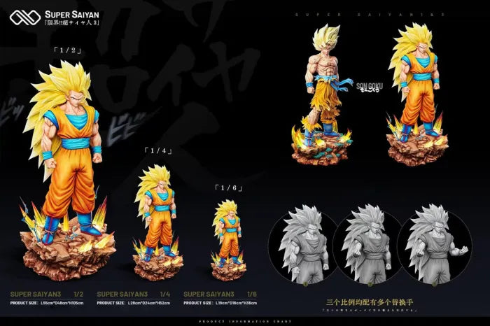 【Pre order】Infinity Studio 1/6 & 1/4 & 1/2 Dragon Ball SS3 Goku