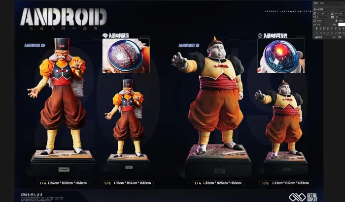 【Pre order】Infinity Studio 1/6 & 1/4 Dragon Ball Android 19 & Android 20