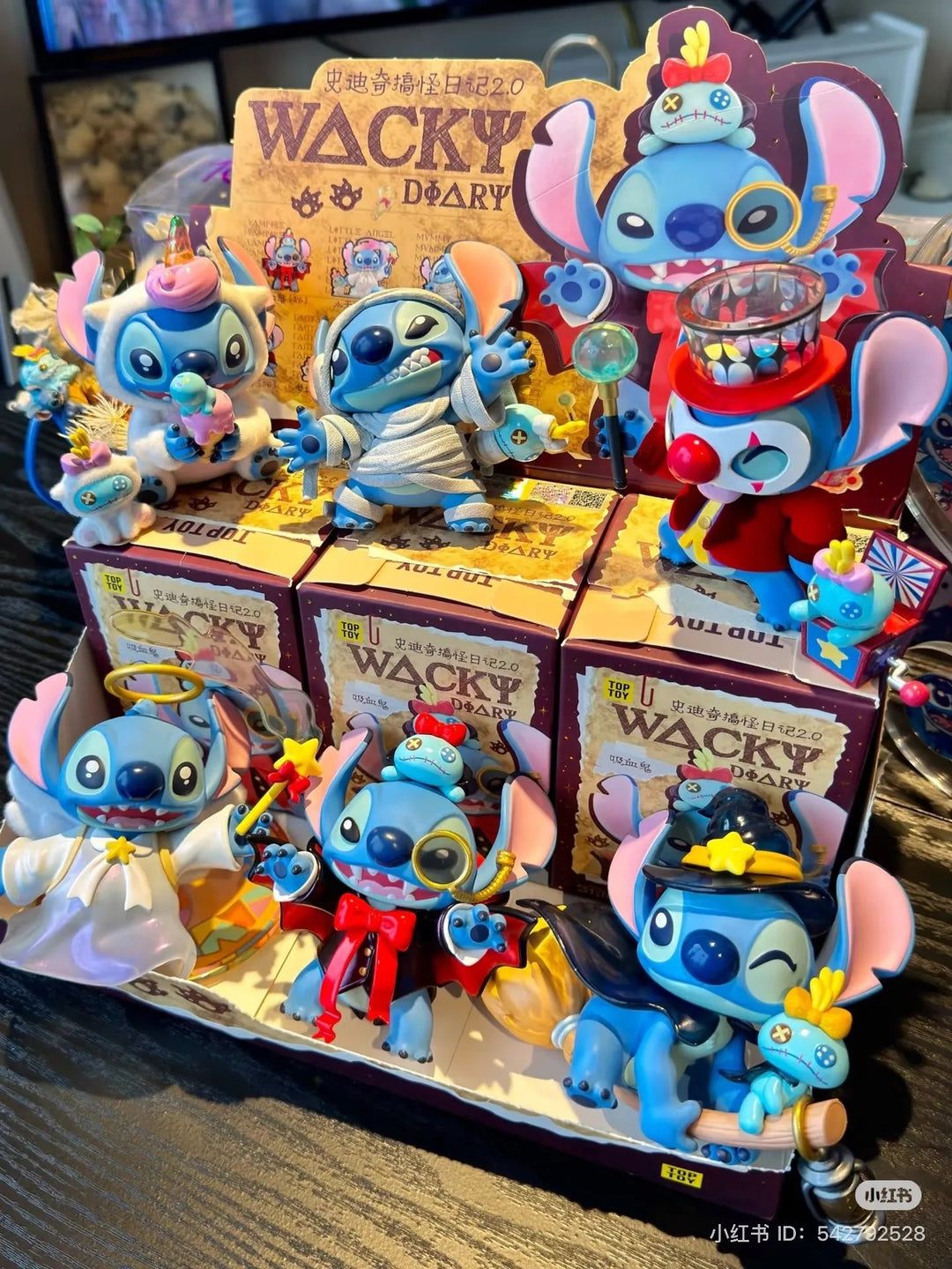 TOPTOY Stitch Weird Diary Halloween Blind Box 正版迪士尼史迪奇搞怪日记系列盲盒