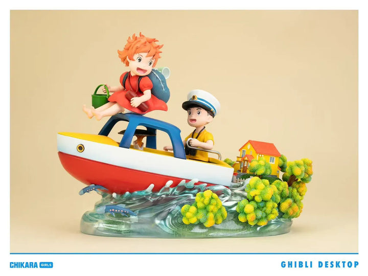 【Pre order】Chikara Studio - Ponyo on the Cliff Ponyo & Sosuke