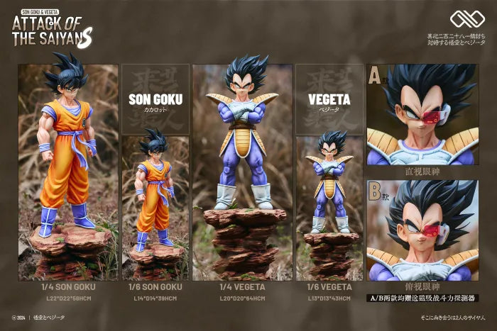 【Pre order】Infinite Studio 1/6 & 1/4 Dragon Ball Son Goku & Vegeta