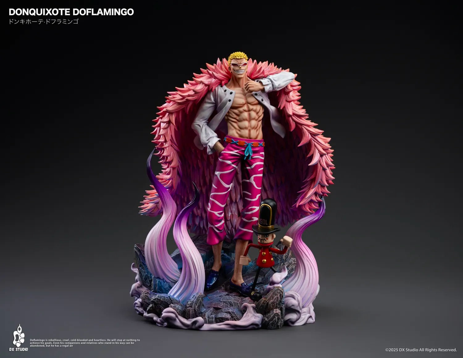 【版権あり】ドフラミンゴ フィギュア Soulwing Studio Pre order】DX Studio - One Piece Donquixote Doflamingo – STC Toys