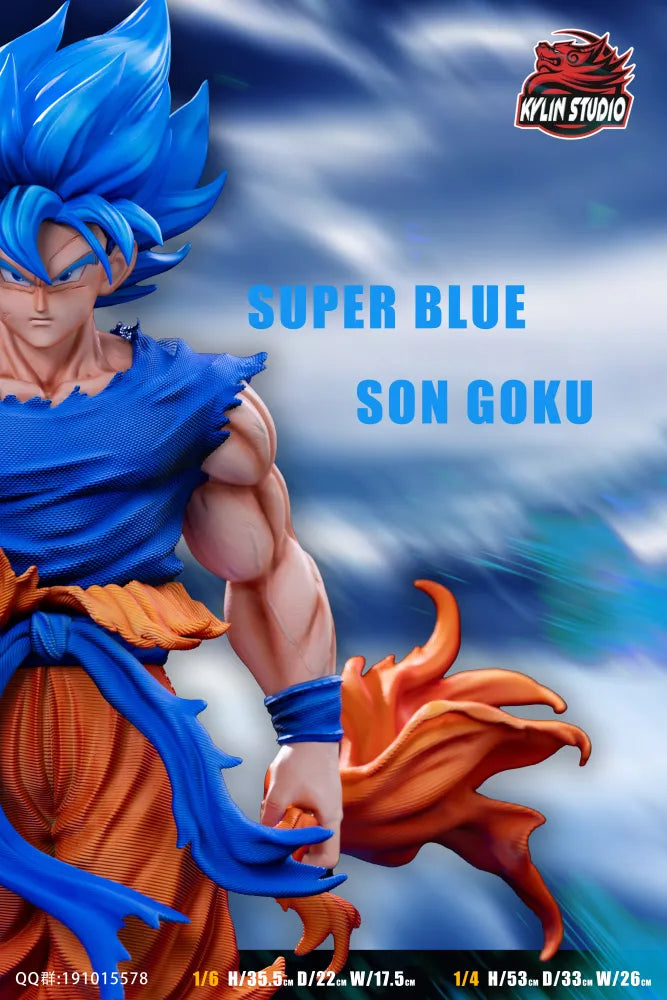 【Pre order】Kylin Stuudio 1/6 & 1/4 Dragon Ball Super Blue Son Goku