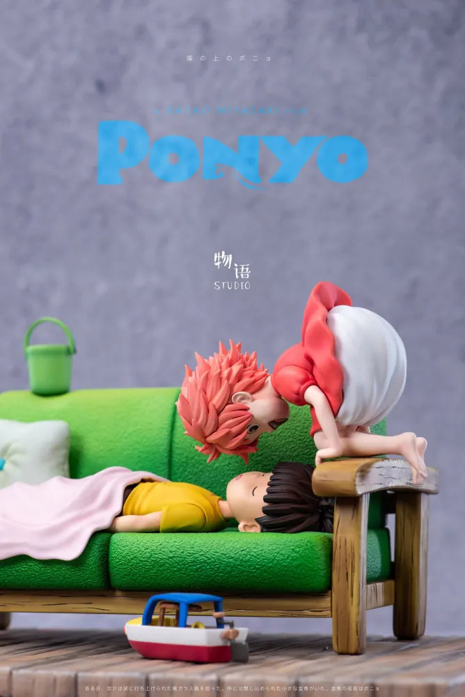 【Pre order】Wu Yu Studio 1/6 Ponyo on the Cliff Ponyo & Sosuke