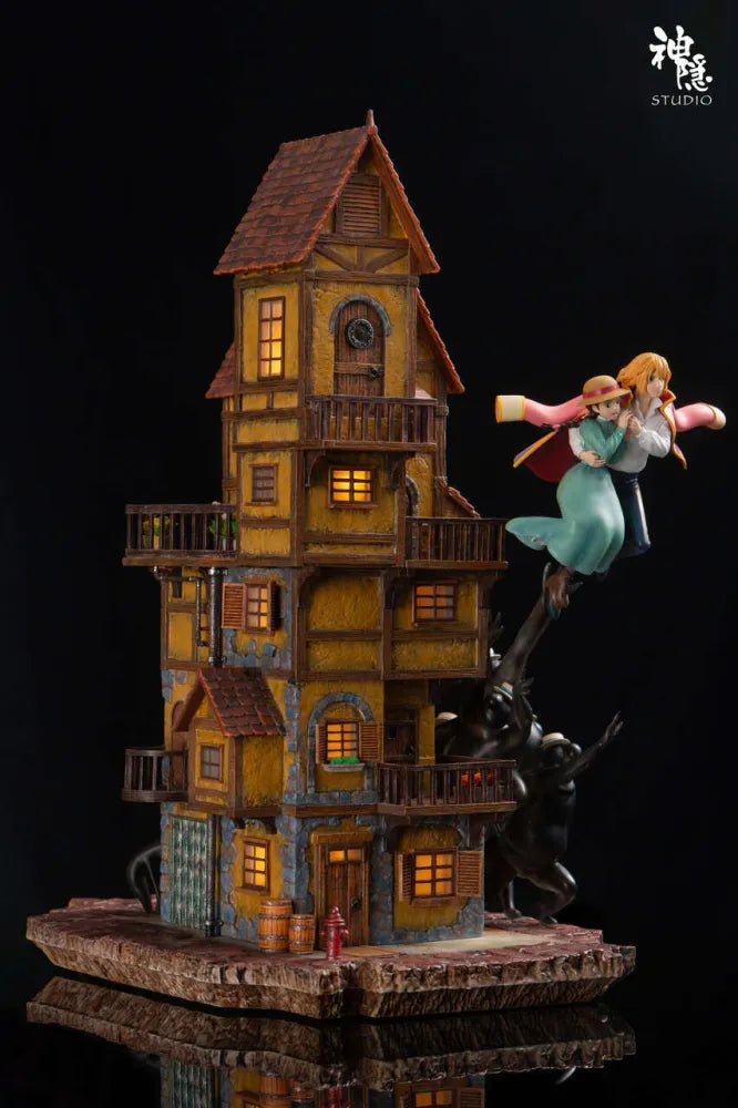 【Pre order】ShenYin Studio - Howl's Moving Castle Howl and Sophie's aerial encounter with LED