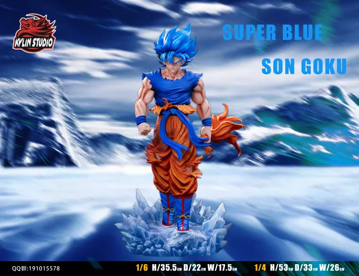 【Pre order】Kylin Stuudio 1/6 & 1/4 Dragon Ball Super Blue Son Goku