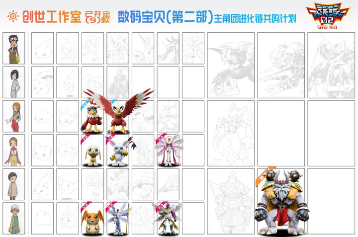 【Pre order】Genesis Studio - Digital Hawkmon & Aquilamon